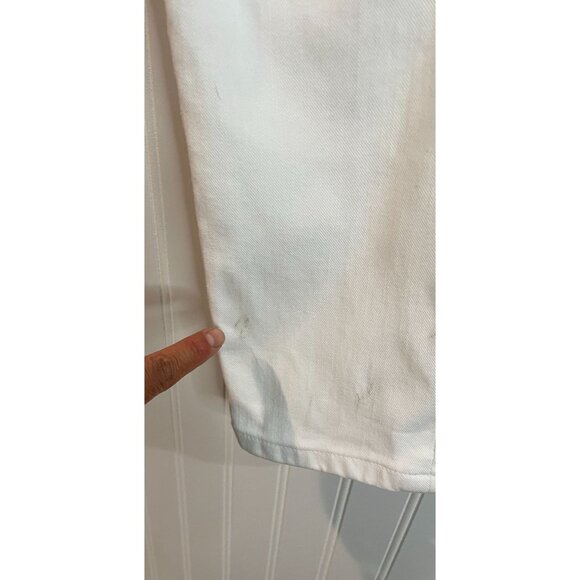 Lauren Ralph Lauren Womens White Premier Straight Cropped Jeans Size 8 - Picture 8 of 14